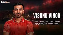 All About Vishnu Vinod – Debut, Achievements, IPL Price & Family Details